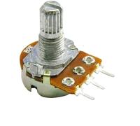 5PCS/LOT WH148 3Pin15mm 1K 2K 5K 10K 20K 50K 100K 250K 500KΩ 1M Ohm Linear Taper Rotary Potentiometer Resistor B1K B2K B5K B10K(10K Ohm)