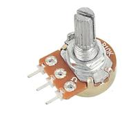 5PCS/LOT WH148 3Pin15mm 1K 2K 5K 10K 20K 50K 100K 250K 500K 1M Ohm Linear Taper Rotary Potentiometer Resistor B1K B5K B10K B200K(250K OHM)