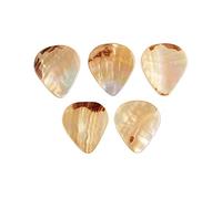 5pcs/lot Yellow Abalone Guitar Picks Plectrums For Acoustic Electric Guitar Bass Accessories