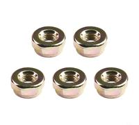 5PCS M10x1.25 LH Nuts for String Trimmer Brush Cutter Gear For Head Case Replacement Parts Compatible with Outdoor Power Equipment