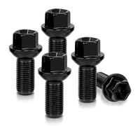 5PCS M14 x 1.5 Wheel Lug Bolts Nuts Replacement for Mercedes Benz 2003-2018 A B C E Class CLA CLS CLK GLA GLK ML350 GL350 GL450 R300L R350L SLC SLK SL - Replace 0009908307