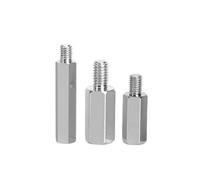 5PCS M2 .5 M3 Aluminium Standoff Male Female Hex Board Spacing Screw Column Pillars Spacers Bolt PCB Support Single Head(20mm,M2x6 5PCS)