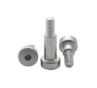 5pcs M2 .5 M3 M4 M5 M6 M8 M10 D2.5-d12 304 Stainless Steel Hexagon Socket Screw Bolt(40mm,D6x M5 (5pcs))