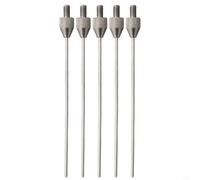 5Pcs M2.5 Needle Point Contact Points for Dial Test Indicator Depth Measure 1mm x 50mm Stainless Steel Tool Set