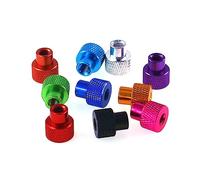 5pcs M2 - M10 Colorful Knurled Aluminum Alloy Thumb Screws Fastening Positioning Nut Screw Cap, Wine Red, M8