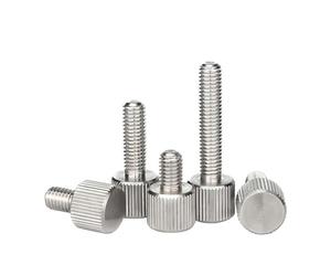 5pcs M2 M2.5 M3 M4 304 Stainless Steel Thumb Screws, Knurled Metal Thumb Bolt, Machinery Tool Round Adjustment Hand Screw Fasteners Screws (Color : 12mm, Size : M2 (5Pcs))