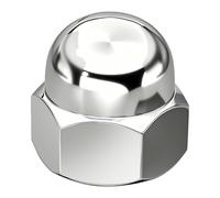 5PCS M20-2.5mm Acorn Cap Nuts, Stainless Steel 316 Hex Dome Nuts