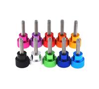 5pcs M3/M4/M5/M6 Colored Anodizing Aluminum Alloy Knurled Thumb Screws