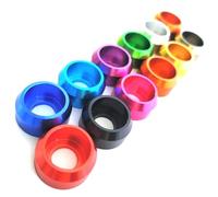 5Pcs M3 M4 M5 M6 M8 Crown Cap Head Aluminum Washers Color Aluminum Alloy Cap Head Washers,Black,M8