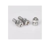 5pcs M3 M4 M5 M6 Screw And Nut Set Hex Hexagonal Bolt Metric Threaded 304 Stainless Steel Machine Screws Fairing Bolts Nuts Kit(Socket Cap,12MM (15SET)_M5)