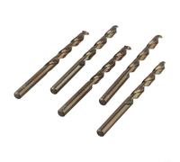 5PCS M35 Cobalt Drill Bits Ultra For Hardened Steel for Exceptional Performance in Tough Metal Applications (8mm)