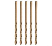 5PCS M35 Cobalt Drill Bits Ultra For Hardened Steel Set for Metal, Wood, and Plastic Applications (3mm)