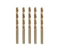 5pcs M35 Cobalt for HSS Drill Bit Set 1mm-8mm, 135° Split Point for Stainless Steel, High Hardness Metalworking Drilling Bits for Iron and Aluminum(8mm)