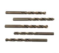 5PCS M35 Cobalt Metric Drill Bits for Hardened Stainless Steel Metal For HSS% Cobalt Split Point High Speed Steel Tool Set(8mm)