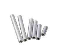 5PCS M4,50mm Round aluminum standoff spacer Stud extend long nut