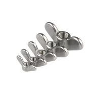5pcs M4 M5 M6 M8 M10 M12 M14 M16 304 A2 Stainless Steel Butterfly Nuts Wing Nuts Special-shaped Hand Screw Nut Claw Nut(B-type,M14-5pcs)