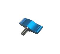 5Pcs M4 M5 M6 M8 Thumbscrews Aluminum Alloy Butterfly Screws Adjustable Handle Knobs Fastening Screws,Light Blue T Type,M6x16mm