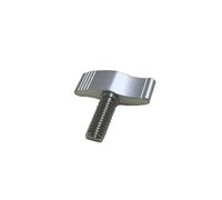 5Pcs M4 M5 M6 M8 Thumbscrews Aluminum Alloy Butterfly Screws Adjustable Handle Knobs Fastening Screws,Sliver T Type,M8x14mm