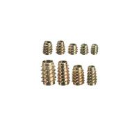 5Pcs M5x10mm Hex Drive Screw In Threaded Insert For Wood Type E