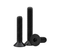 5Pcs M6 M8 M10 Countersunk Key Bolts Grade 12.9 Flat Head Hex Socket Screw (Size : M6 x 10mm)
