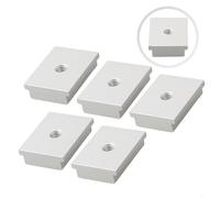 5pcs M6/M8 T-Slot Nuts, Aluminum Alloy T-Track Sliders for Woodworking Table Saw, Drill Press, Miter Saw and Band Saw Tables, Silver,M6