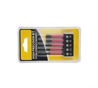 5Pcs Magnetic Hex Drill Bit Set 50mm, High Torque Alloy(B)
