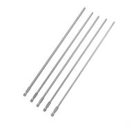 5Pcs Magnetic Screwdriver Bits PH1 PH2 in 300mm Length for General Purpose Tools