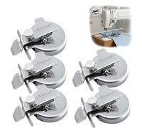 5PCS Magnetic Seam Guide,2026 New Upgraded Arc Design Magnetic Sewing Guide for AllSewing Machine, Edge Retaining, Positioning, Anti-Curling,Precision Quilting &Sewing Tool with Adjustable Clip