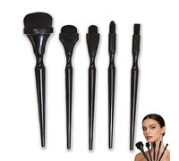 5PCS Makeup Brush Set, Charcoal Brushes for Artists, Soft Bristle Makeup Brushes, Charcoal Ink Mixing Brush for Art Students, Eye Shadow & Blush Brush, Versatile Face Paint Brushes & Make/up Br/ush