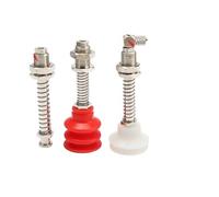 5PCS Manipulator Suction Cup Fitting Bracket Big Head Vacuum Chuck Sucker Fitting Support Rod Tail Intake Side Bracket Pneumatic