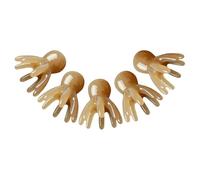 5pcs Manual Head Massagers Set with Octopus Eight-Claw Resin Comb for Muscle Relaxation and Enhancing Sleep Quality, Portable Scalp Massage Tools for Home and Daily Health