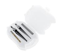 5pcs Manual Reamer Away Tool Metal Tapered Reamer Hole Opener T Handle Detachable Woodworking Tools Manual Reamer Bridge Pin Hole Reamer for Guitars Cutting