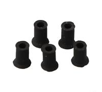 5pcs Manual Vacuum Suction For Pen With Rubber Tips For Picking Up Ic Chips Resistors And Small Electronic Components Diy Repair Tool Black(3mm)