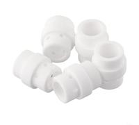 5PCS MB 24KD Gas Diffuser for Binzel Abicor MIG Torch - Ceramic Shield Cup Nozzle Spare Parts Consumables 140.0059 Compatible