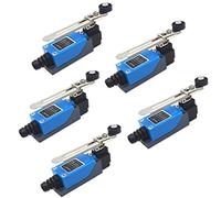 5PCS ME-8108 Momentary Limit Switch Travel Switch,Yusheng Adjustable Roller Lever Arm arduino Limit Switch NC-NO CNC Mill Laser Plasma Router (5PCS, ME-8108 Adjustable Long Lever Arm)