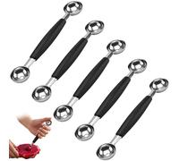 5Pcs Melon Baller Set, Double-Sided Melon Baller Scoop for Fruit and Ice Cream, Multi-Functional Ballers and Scooper Tools for Kitchen Use