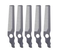 5pcs Men's Anti-static Styling Comb for Hair Salon and Daily Use