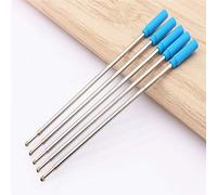 5Pcs Metal Ballpoint Pen Refills, 11.6cm Length, 1.0mm Blue Ballpoint Pen Refills Medium Point