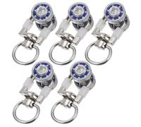 5PCS Metal Bearing Curtain Rollers,Curtain Rail Track Pulley Curtain Runners for Door Windows Shower Curtain Home Decor