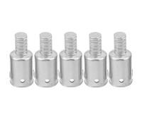 5pcs Metal Broom Handle Threaded Tip Replacement with Us-style Design | Aluminum Alloy Material, Prevents Loosening, Suitable for Squeegees and Mops, for Workshop Maintenance and Outdoor Cleaning