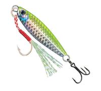 5Pcs Metal Cast Jigging Spoon Lures with Treble Hook Spinner Baits 10g/20g Casting Jigs Sinking Fishing Baits Spinnerbait Long Cast Fishing Lure