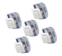 5Pcs Metal Push Button Campers Boat Cabinet Locks Keyless Cupboard Easy Installation 3 Color Available Push Button Latches for Screen Door