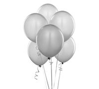 5pcs Metallic Silver Helium Quality Latex Party Balloons Birthday Wedding Anniversary Christening Christmas Party Decoration Baloon 12"