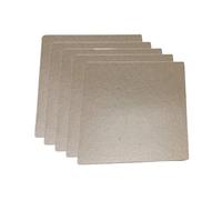 5pcs Mica Plates Thick Microwave Oven Toaster Mica Plates Silicone Resin Sheets ,Compatible for Midea, Universal Hair Dryer Warmer Parts