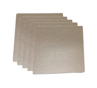 5pcs Mica Plates Thick Microwave Oven Toaster Mica Plates Silicone Resin Sheets Compatible with Mid-ea Universal Hair Dryer Warmer PartsNO.1768