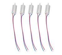 5Pcs Micro Coreless Motor, 3.7V 21800rpm Coreless Motor for Aircraft Model/Toy/Quadcopter