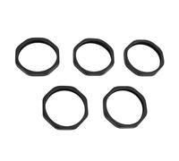 5Pcs Microphone Anti Roll Ring Silicone Round Microphone Protection Ring Mic Anti Slip Ring Set for KTV Parties Conference Rooms