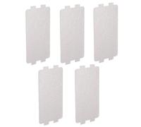 5pcs Microwave Waveguide Cover, Mica Universal Mica Sheet Microwave Plate Replacement Microwave Oven Mica Sheet Microwave Guide Cover for Home Kitchen Office