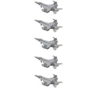 5PCS Military Model 1/2000-1/350 F-18E Super Hornet Shipborne Attacking Aircraft Folded Wing Military Model(1/350 (52mm))