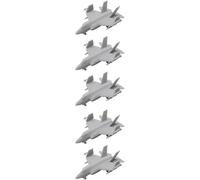 5PCS Military Model Folding-wing Airplane F-35C Lightning II Stealth Fighter DIY Simulated Shipborne Aircraft 1/2000-1/350 Scale DIY Model(1/350 (44mm))